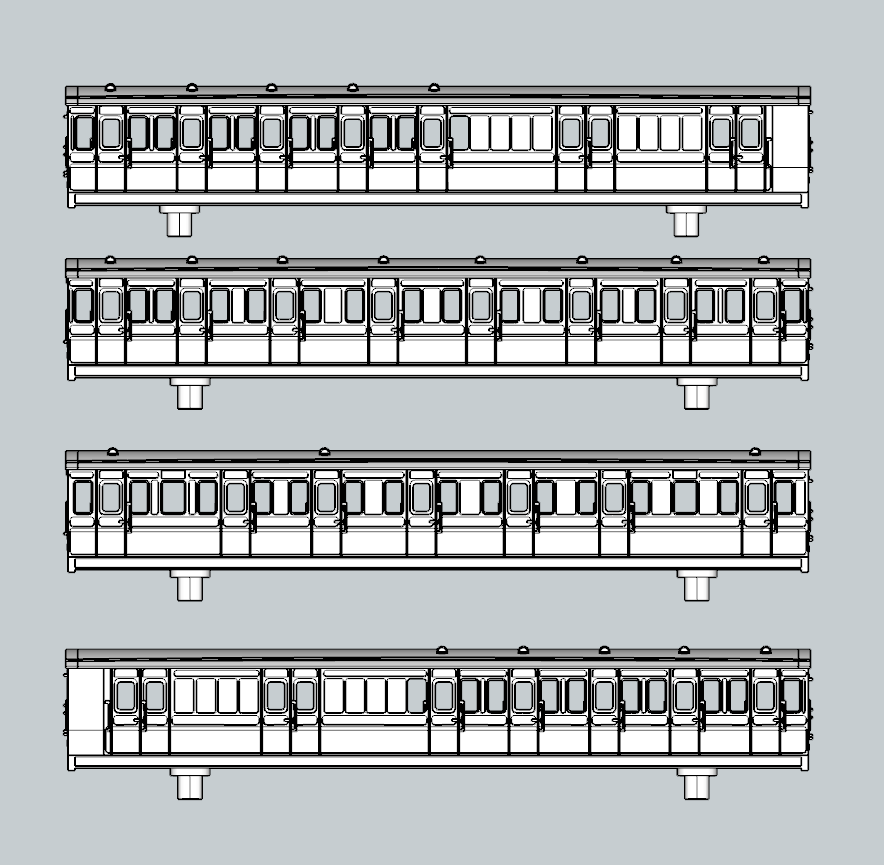 (image for) (N) LBSCR Billinton Rover-C 4 Coach Bundle - Set 859